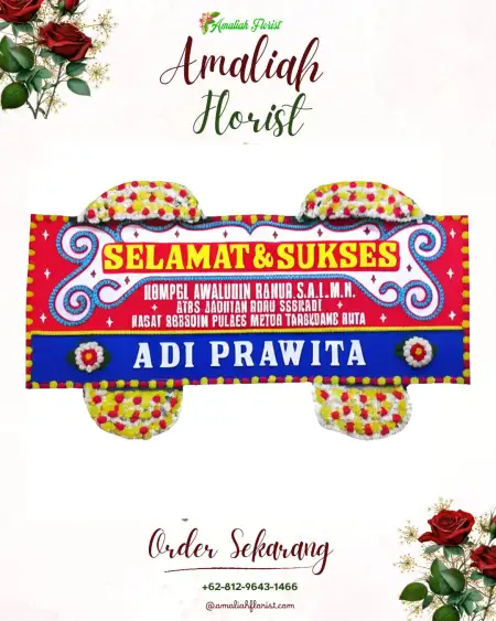 Papan Bunga Ucapan Selamat Kawedanan